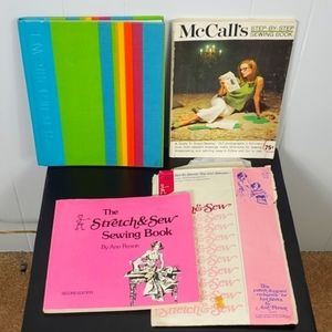 Vintage Learn How to Sew Book Bundle (3 Books & 1 Pattern)